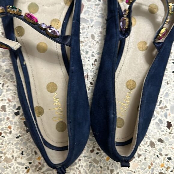 Boden Amy embellished rhinestone ballet flat 41 9.5 - Picture 9 of 9